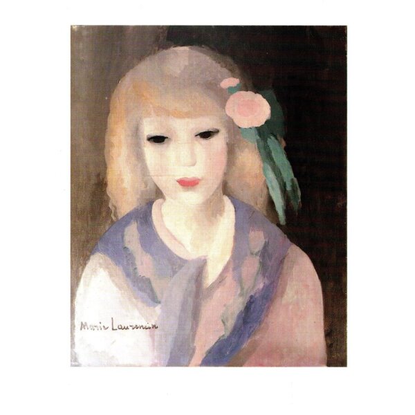 Marie Laurencin. Junge Mädchen mit Blumen im Haar, 1928