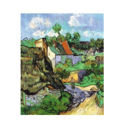 Vincent van Gogh. Häuser in Auvers, 1890