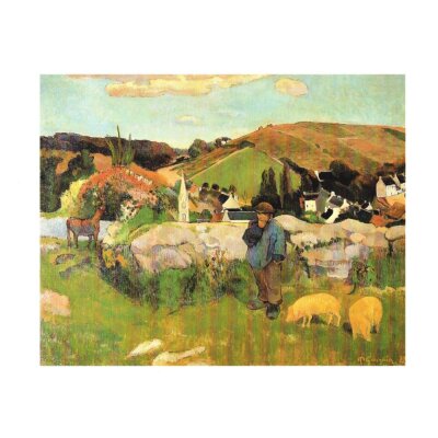 Paul Gauguin. Bretonische Landschaft, 1888
