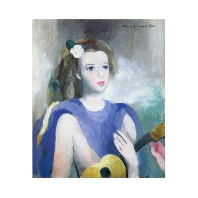 Marie Laurencin. Junges Mädchen mit Gitarre
