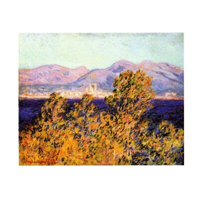 Claude Monet. Path, Antibes vom Kap aus gesehen, 1888