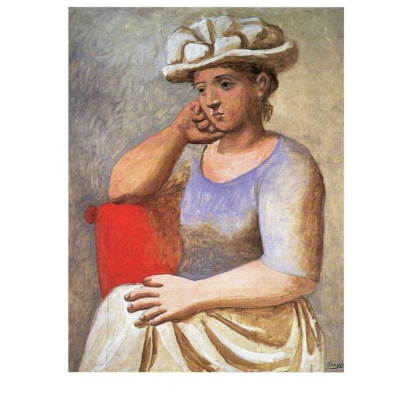 Pablo Picasso. Frau mit Hut, 1921