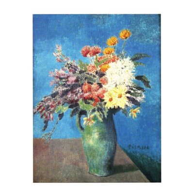 Pablo Picasso. Vase mit Blumen
