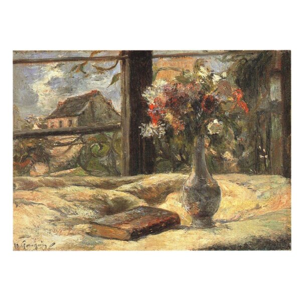 Paul Gauguin. Blumenvase am Fenster, 1881