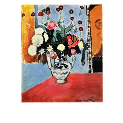 Henri Matisse. Blumenstrauß in einer Vase mit zwei Henkeln, 1907