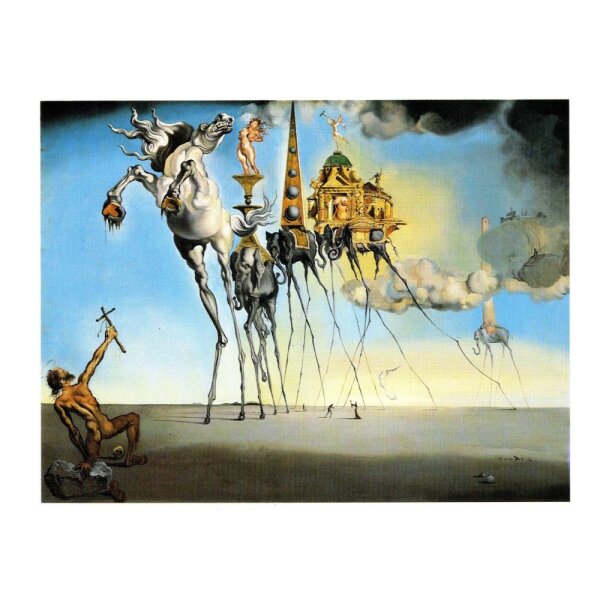 Salvador Dali. Die Versuchung des heiligen Antonius, 1938
