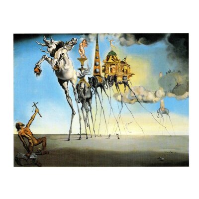 Salvador Dali. Die Versuchung des heiligen Antonius, 1938