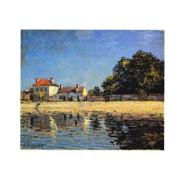 Alfred Sisley. Ufer des Loing Saint Mammés, 1885