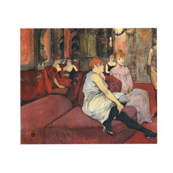 Henri de Toulouse-Lautrec. der Salon in der Rue des Moulins, 1894