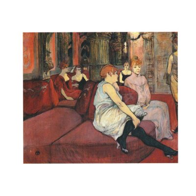Henri de Toulouse-Lautrec. der Salon in der Rue des...
