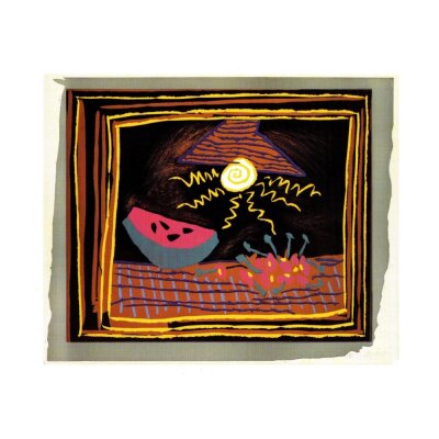 Pablo Picasso. Stillleben mit Wassermelone