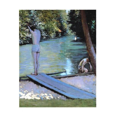 Gustave Caillebotte. Badende am Ufer vom Yerres