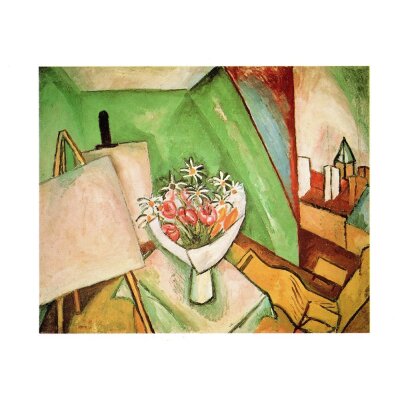 Raoul Dufy. Workshop mit Blumenstrauß, 1909