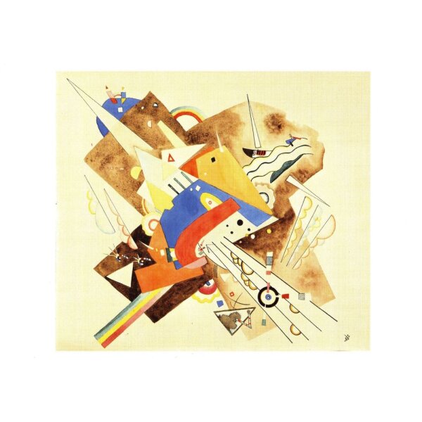 Wassily Kandinsky. Studie für scharfe Winkel N°32, 1922