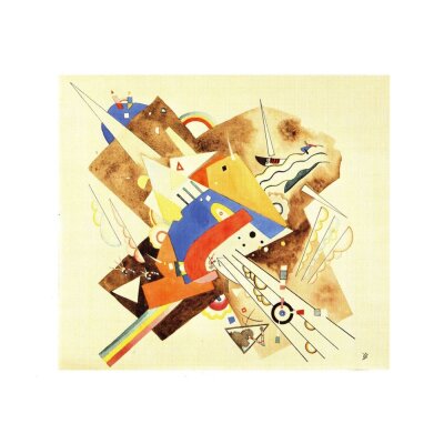 Wassily Kandinsky. Studie für scharfe Winkel...