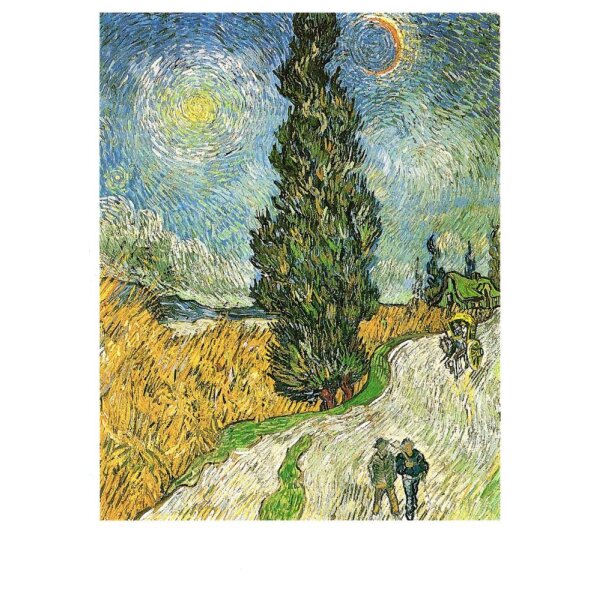 Vinvent van Gogh. Cypresse bei Nacht, 1890
