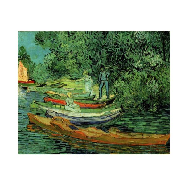 Vinvent van Gogh. Ufer der Fluss Oise bei Auvers, 1890
