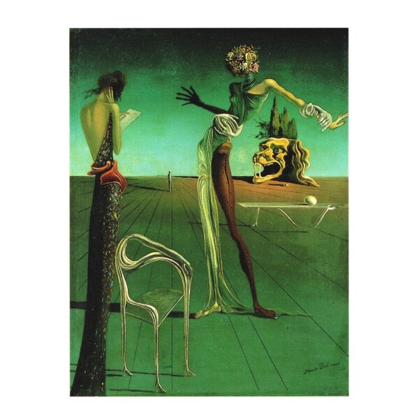 Salvador Dali. Frau mit Rosenkopf, 1935