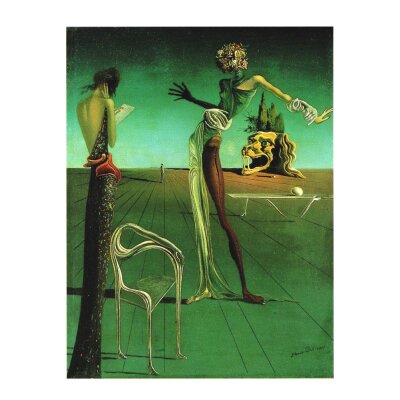 Salvador Dali. Frau mit Rosenkopf, 1935