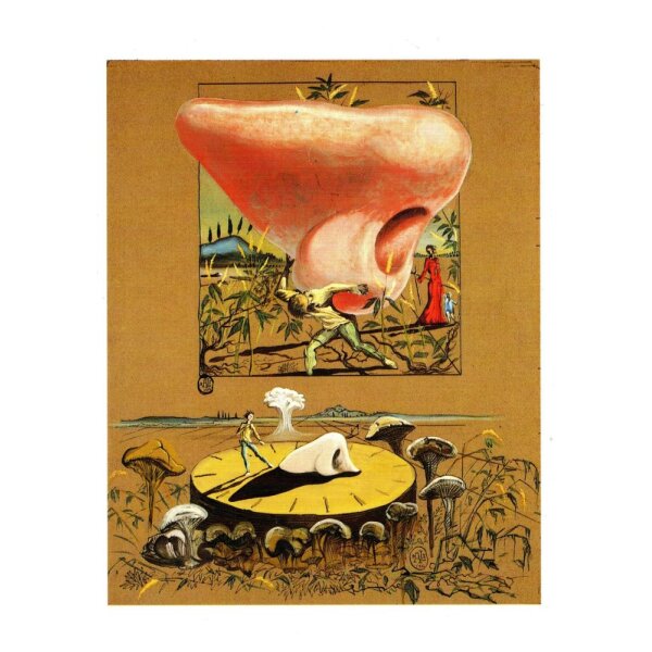 Salvador Dali. Die Nase, 1950