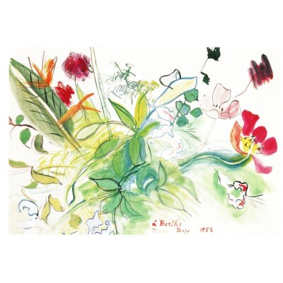 Raoul Dufy. Feldblumenstrauß, 1953