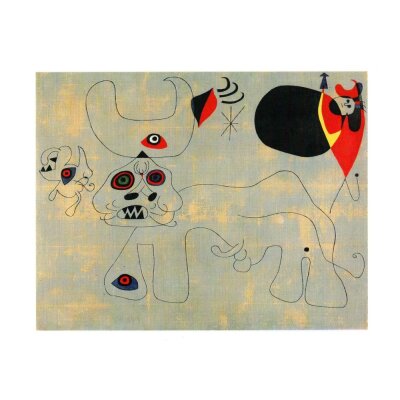 Joan Miró. Stierrennen, 1945