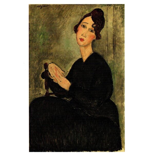 Amedeo Modigliani. Frau sitzt Gewidmet Hayden, 1918
