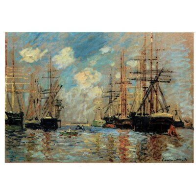 Claude Monet. Der Hafen von Amsterdam, 1874