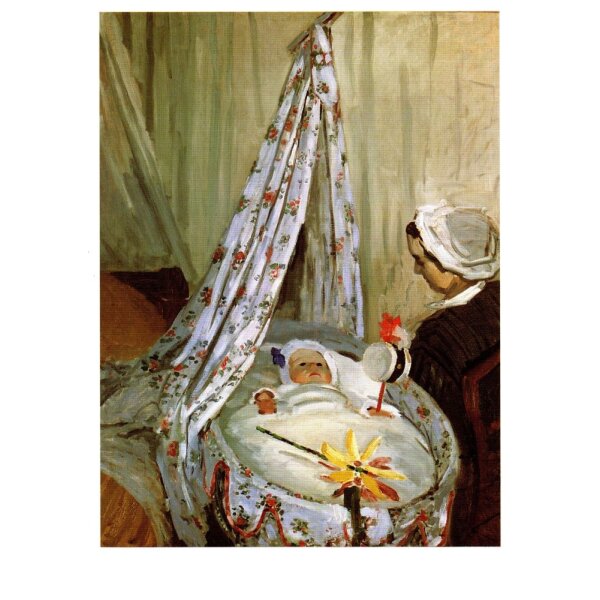 Claude Monet. Jean Monet in der Wiege, 1867