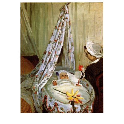 Claude Monet. Jean Monet in der Wiege, 1867