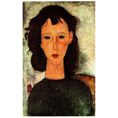 Amedeo Modigliani. Porträt einer jungen Frau, 1918