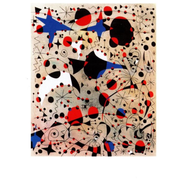 Joan Miró. Der Gesang der Nachtigall um Mitternacht und der Morgenregen, 1940