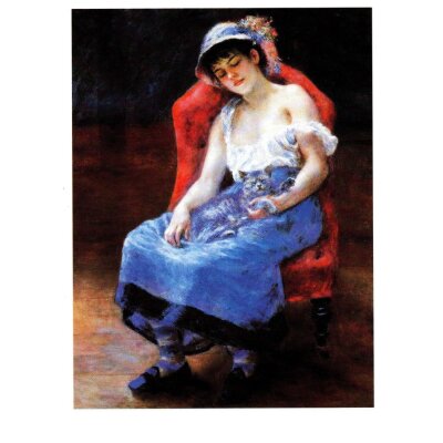 Piere-Auguste Renoir. Junge Frauen schlafend, 1880