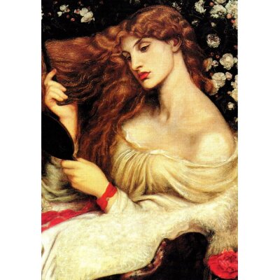Dante Gabriel Rossetti. Lady Lilith, 1868, 1863