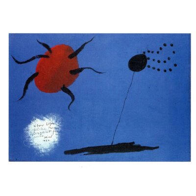 Joan Miró. Pfeil durchbohrt Rauch, 1926