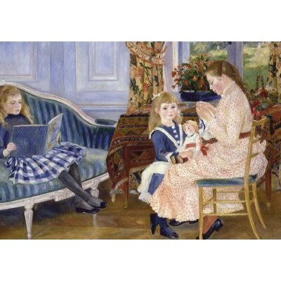 Pierre Auguste Renoir. Nachmittag der Kinder in Wargemont