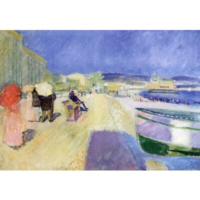 Edvard Munch. Promenade des Anglais, 1891