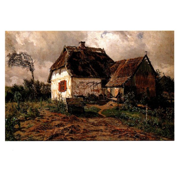 Carl Malchin. Alter Katen bei Ahrenshoop, 1891