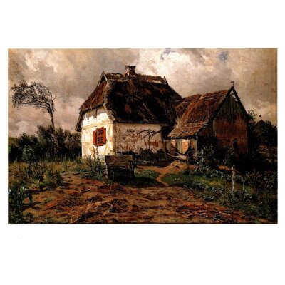 Carl Malchin. Alter Katen bei Ahrenshoop, 1891