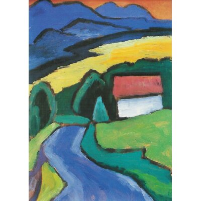 Gabriele Münter. See am Abend, 1934