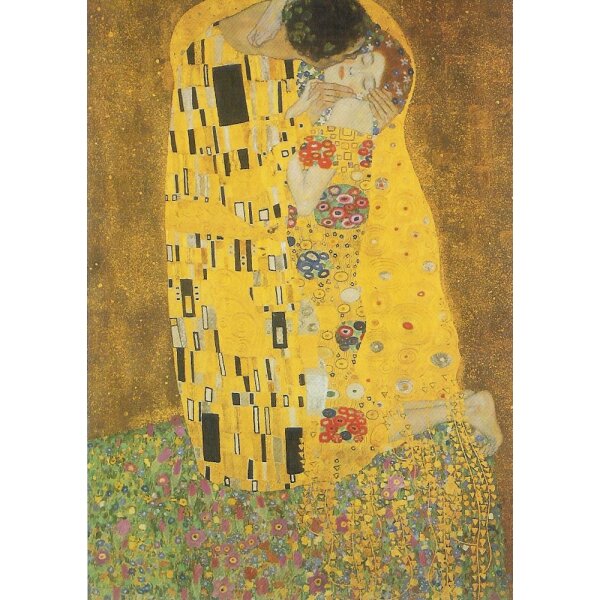 Gustav Klimt. Der Kuß, 1907/08