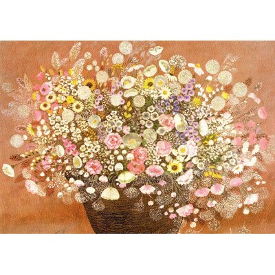 Heide Dahl. Strauß in Rosa