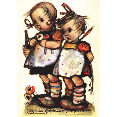 Hummel, M.I. Gratulanten II, aus dem Hummelbuch