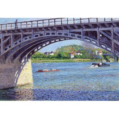 Gustave Caillebotte. Die Brücke bei Argenteuil und die Seine