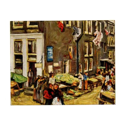 Alfred Sisley. Judengasse in Amsterdam