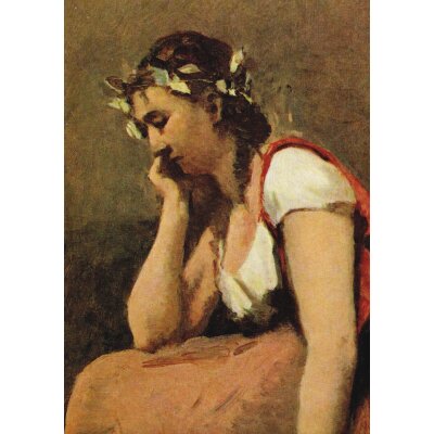 Jean-Baptiste Camille Corot. La Poesie, Ausschnitt