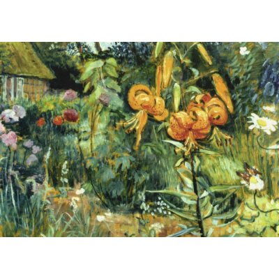 Lisel Oppel. Türkenlilie im Bauerngarten, 1958
