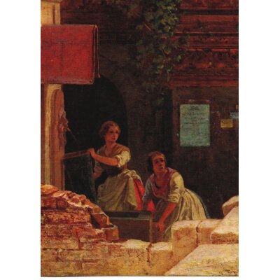 Carl Spitzweg. Mädchen am Brunnen