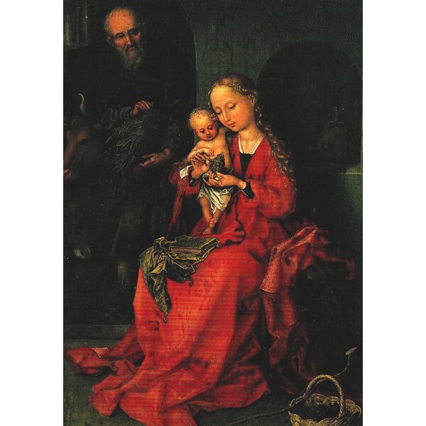 Martin Schongauer. Die Heilige Familie