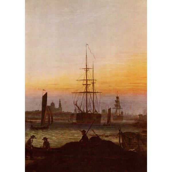 Caspar David Friedrich. Greifswalder Hafen, 1809